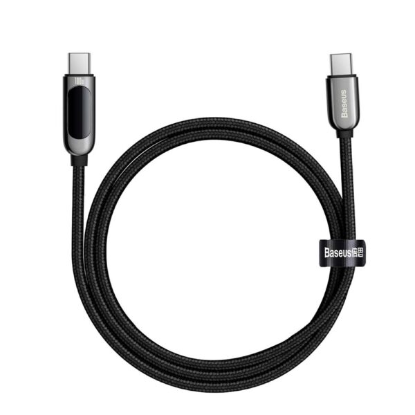 Baseus cable Display PD USB-C - USB-C 1,0 m black 100W