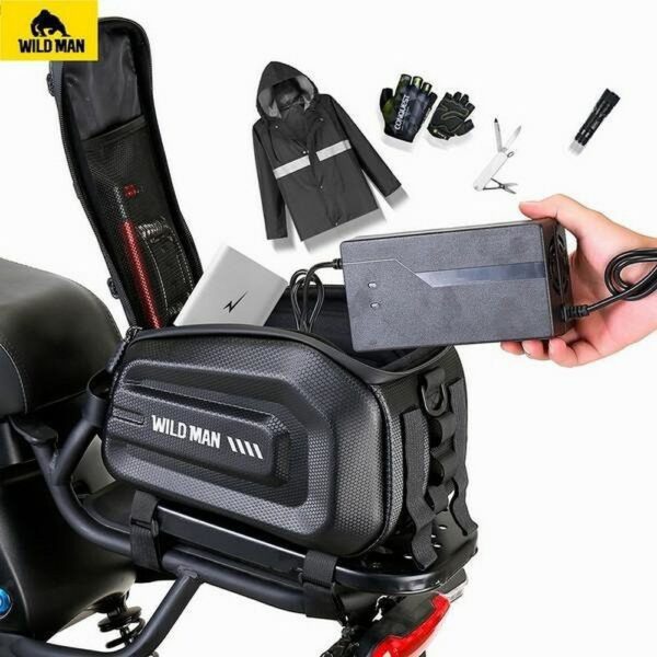 23c67eeb2af7cb73edff819a66b5ced5 WILDMAN traveling bag for bike rack 4L GD5 black