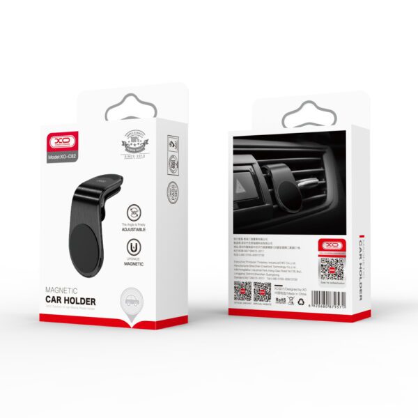 XO Car holder C82 magnet black for air outlet