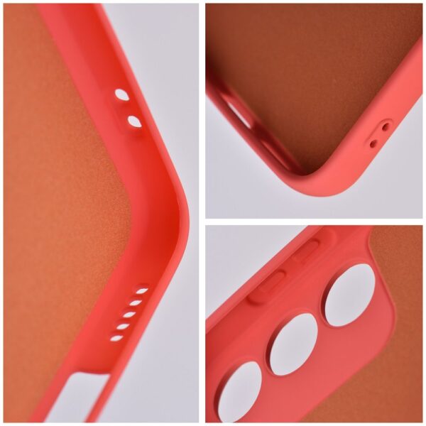 SILICONE case for SAMSUNG S26 peach
