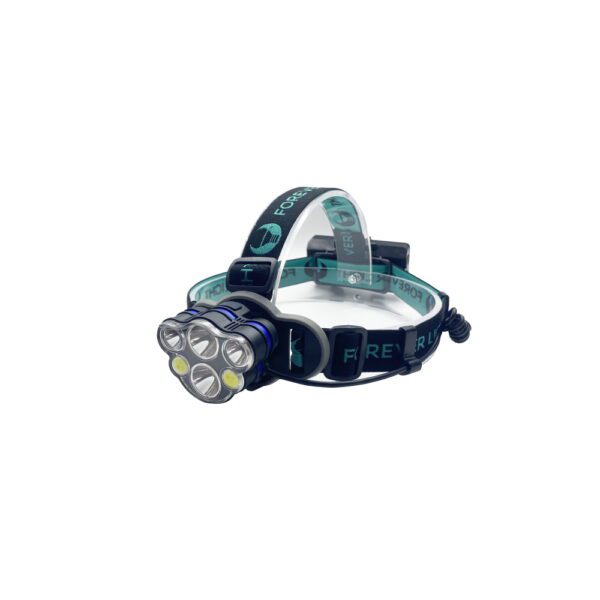 LED Headlamp Ultra T6 2x 10W + XP-E 2x 3W 500lm 2x 18650 1800mAh Li-Ion Forever Light