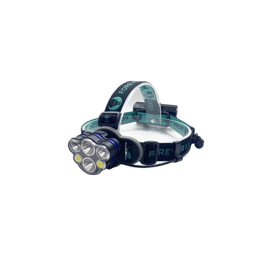 241591_oryg LED Headlamp Ultra T6 2x 10W + XP-E 2x 3W 500lm 2x 18650 1800mAh Li-Ion Forever Light