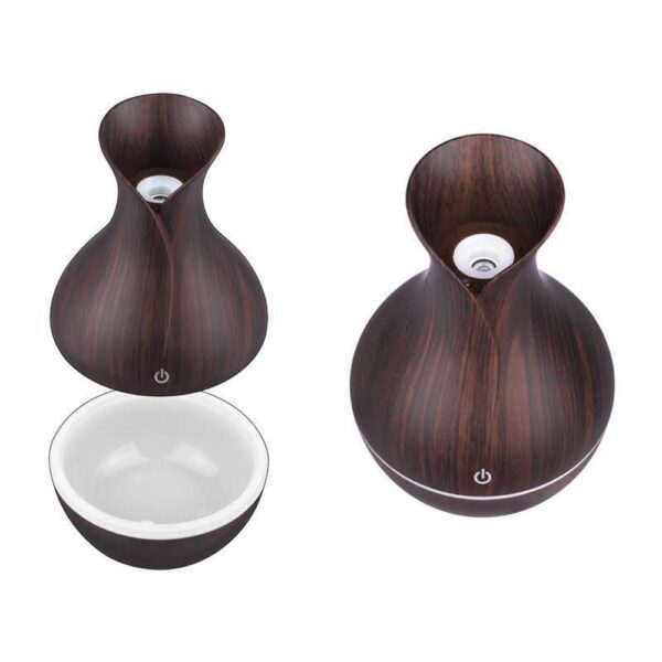 241646_oryg Air Humidifier LTC, 4 colors illuminated, 130ml, dark wood