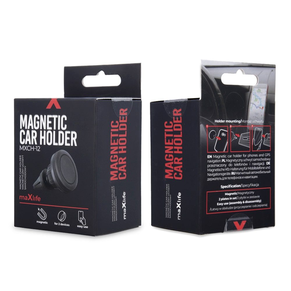 243428_oryg Maxlife car holder for air vent MXCH-12 magnetic black