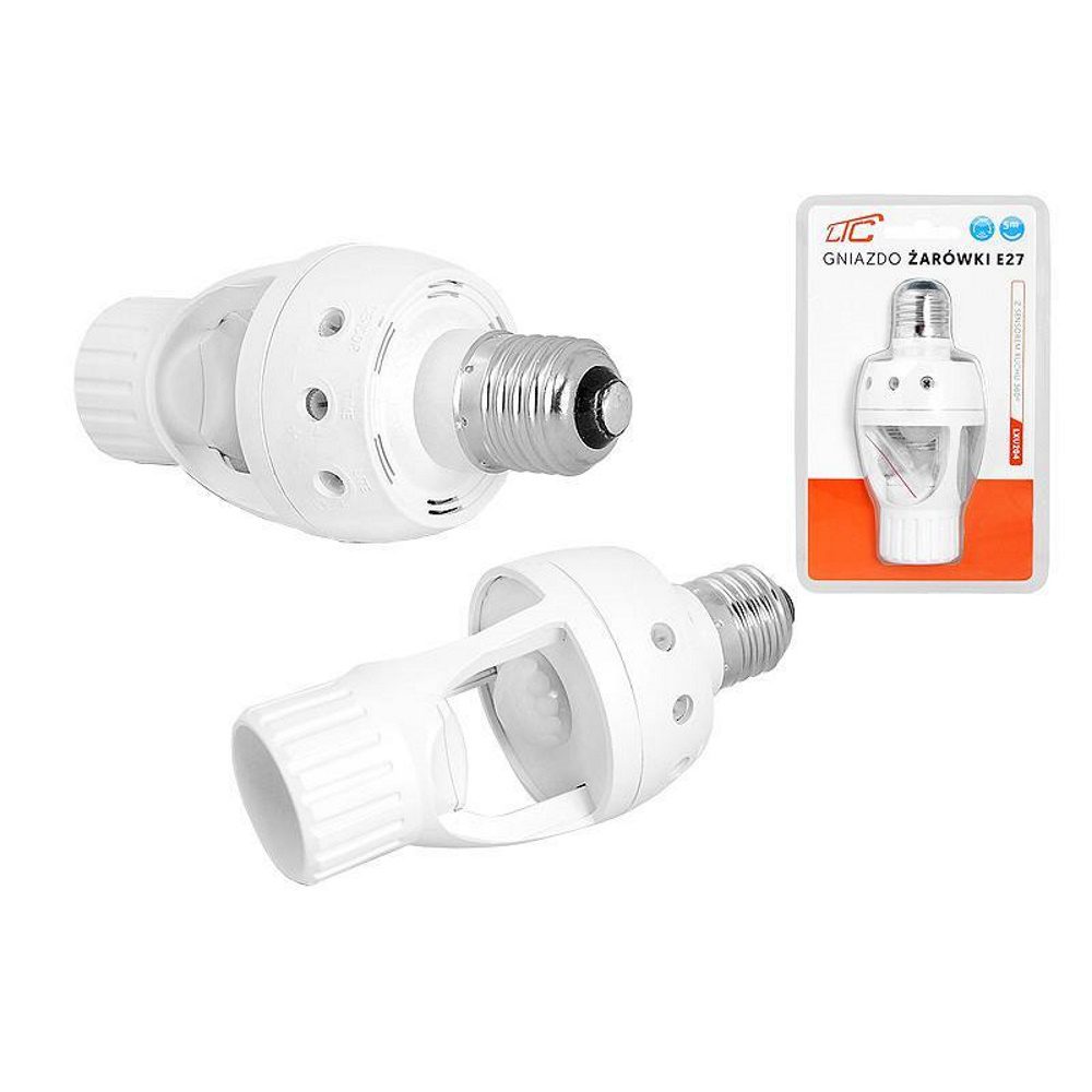246273_oryg E27 bulb socket with 360 degree motion sensor LTC