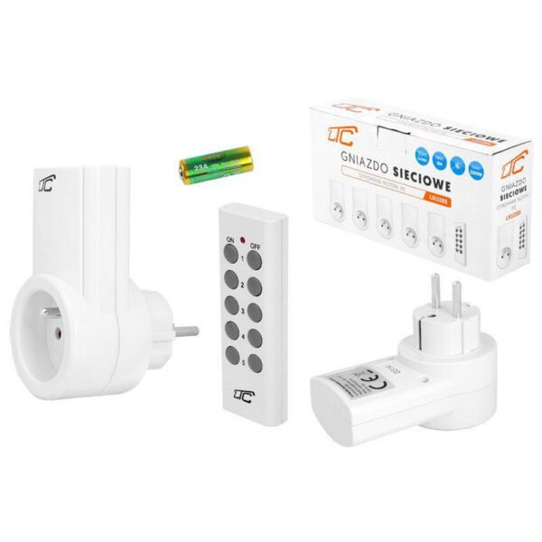 Remote controlled mains socket x5 LTC