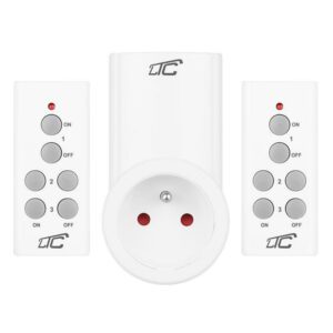 Remote controlled mains socket x2 LTC