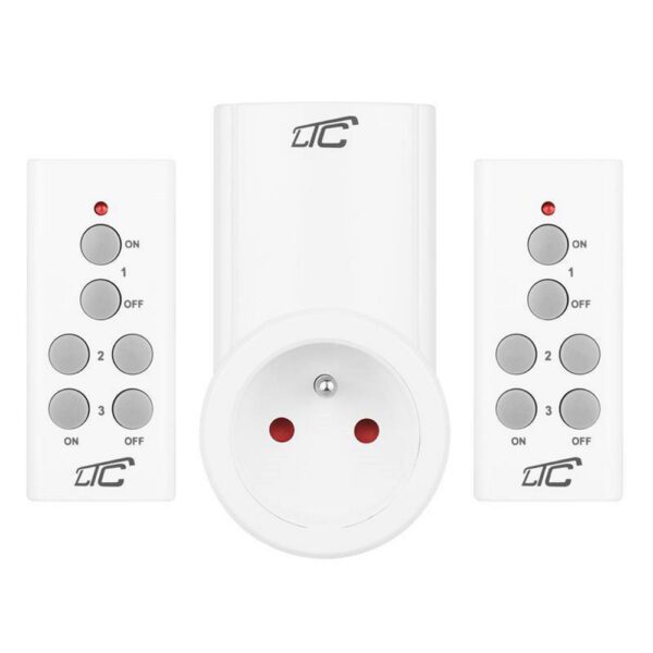 Remote controlled mains socket x2 LTC