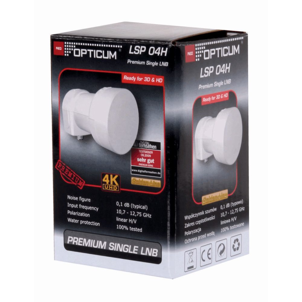 Converter SAT SINGLE Opticum LSP-04H [0064]