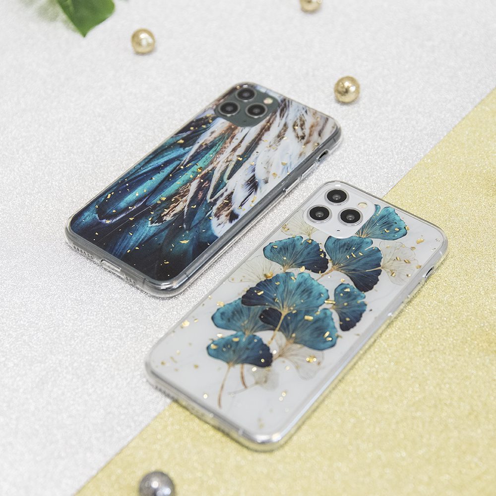 248255_oryg Gold Glam case for Xiaomi Redmi 13C 4G / 13C 5G / Poco C65 leaves