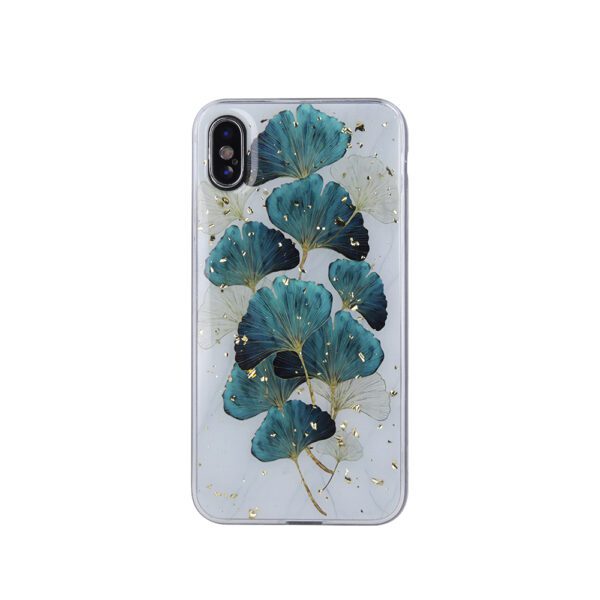 248262_oryg Gold Glam case for iPhone 15 Pro Max 6,7" leaves