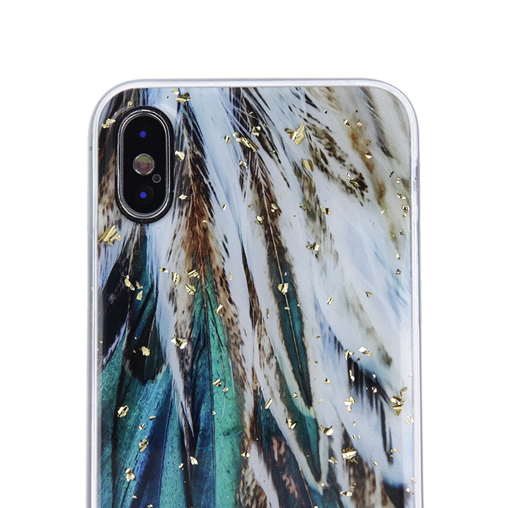 248270_oryg Gold Glam case for Xiaomi Redmi 14C 4G/ 14C 5G / Redmi A4 / POCO C75 feathers