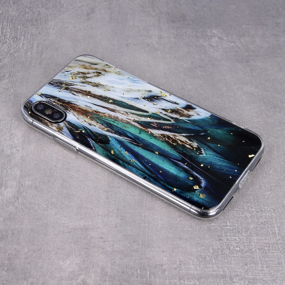 248272_oryg Gold Glam case for Xiaomi Redmi 14C 4G/ 14C 5G / Redmi A4 / POCO C75 feathers