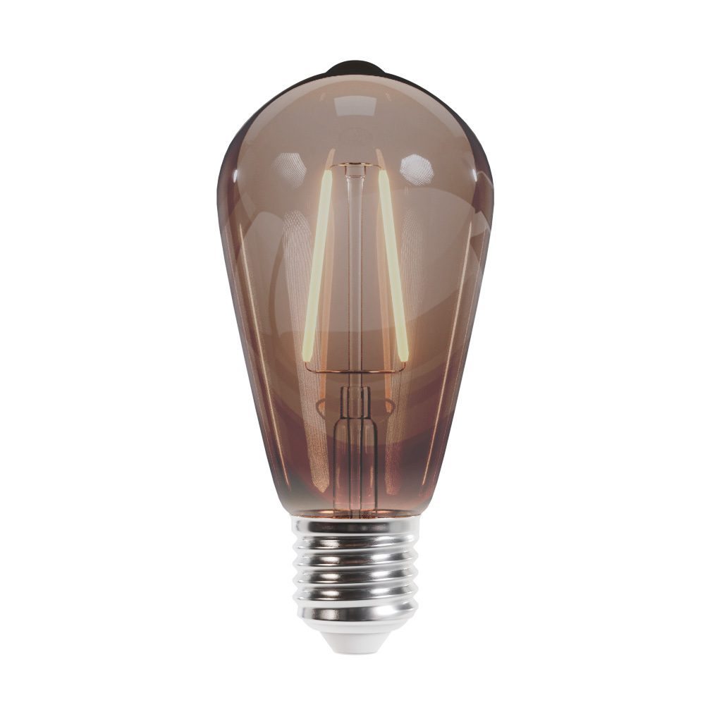 251449_oryg LED Bulb Filament E27 ST64 4W 230V 2000K 400lm COG smoked Forever Light