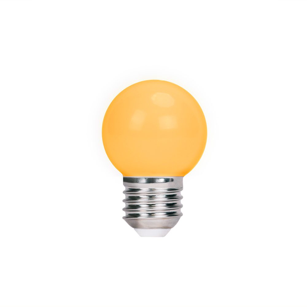 253383_oryg LED Bulb E27 G45 2W 230v yellow 5pcs Forever Light