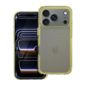 25fdbc2a595bedf17fd057a919cf94c3 MATRIX CLEAR Case for IPHONE 17 Pro yellow