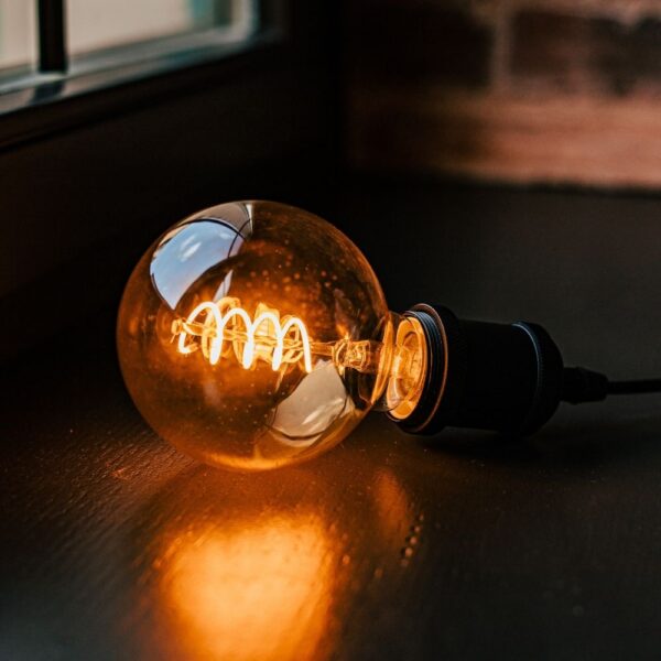 264473_oryg LED Bulb Filament E27 G95 4W 230V 2000K 250lm SF smoked Forever Light