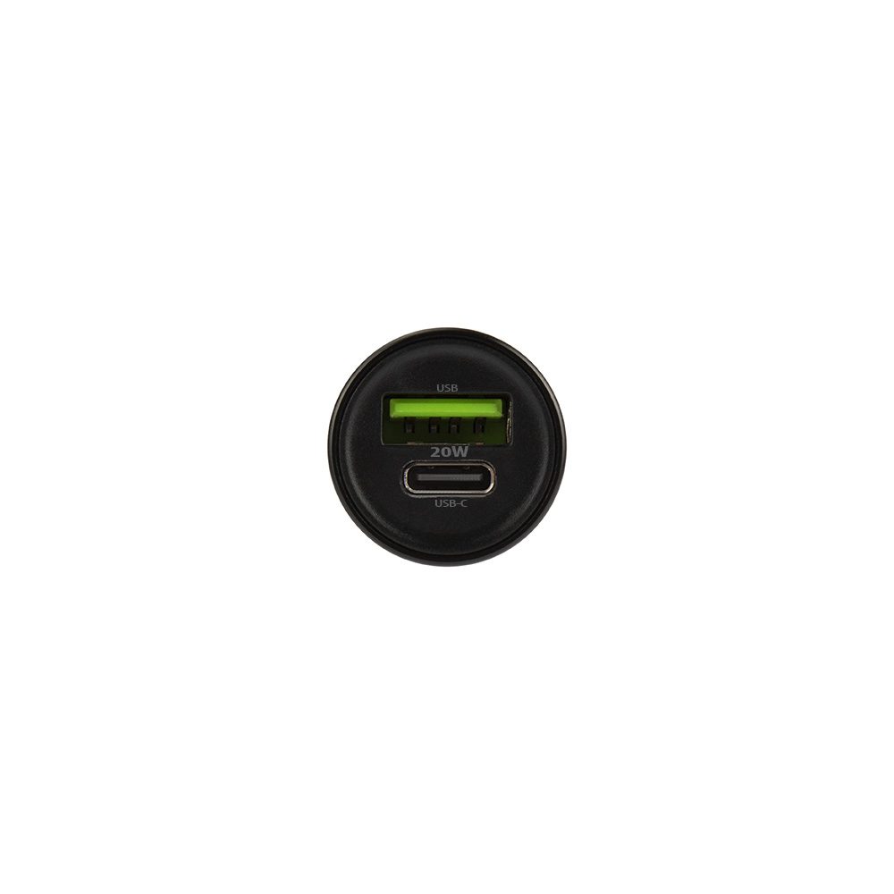 265376_oryg Maxlife MXCC-04 PD QC car charger 1x USB-C 1x USB 20W black