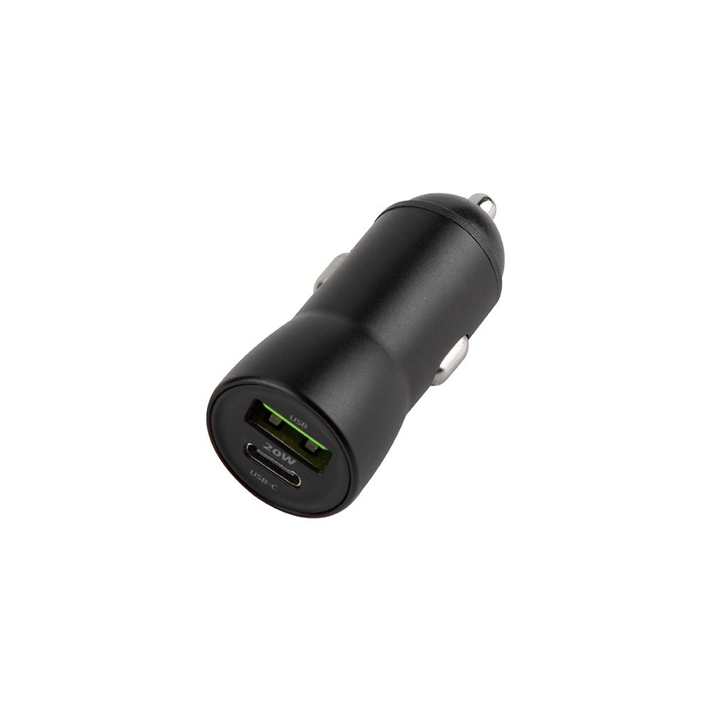 265377_oryg Maxlife MXCC-04 PD QC car charger 1x USB-C 1x USB 20W black