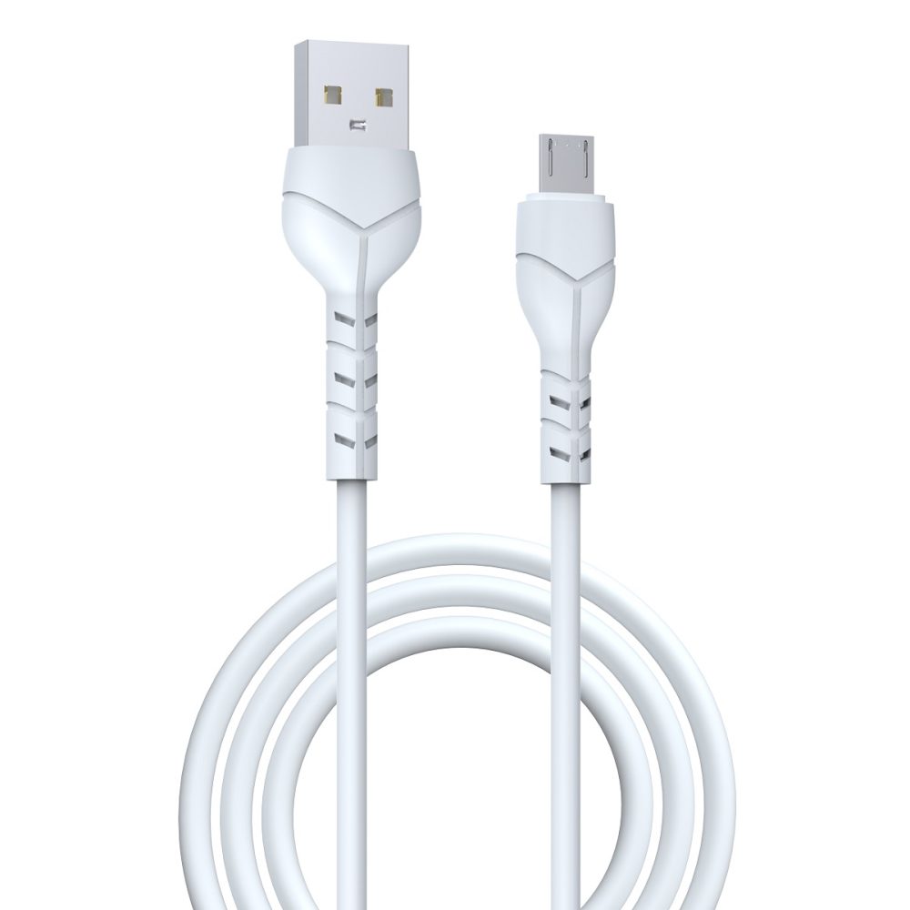 265449_oryg Devia cable Kintone EC144 USB - MicroUSB 1,0 m 2,1A white