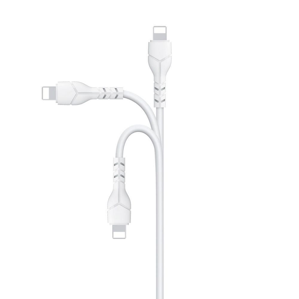Devia cable Kintone EC143 USB - Lightning 1,0 m 2,1A white