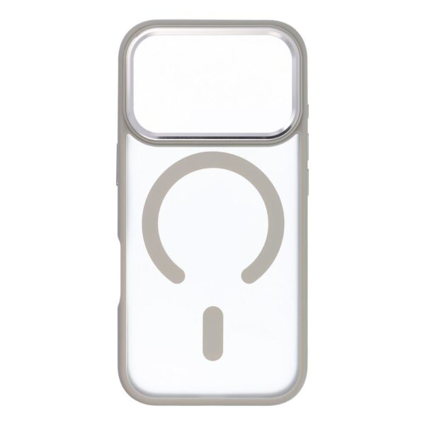 MATTE MAG COVER case compatible with MagSafe for IPHONE 17 Pro titanium