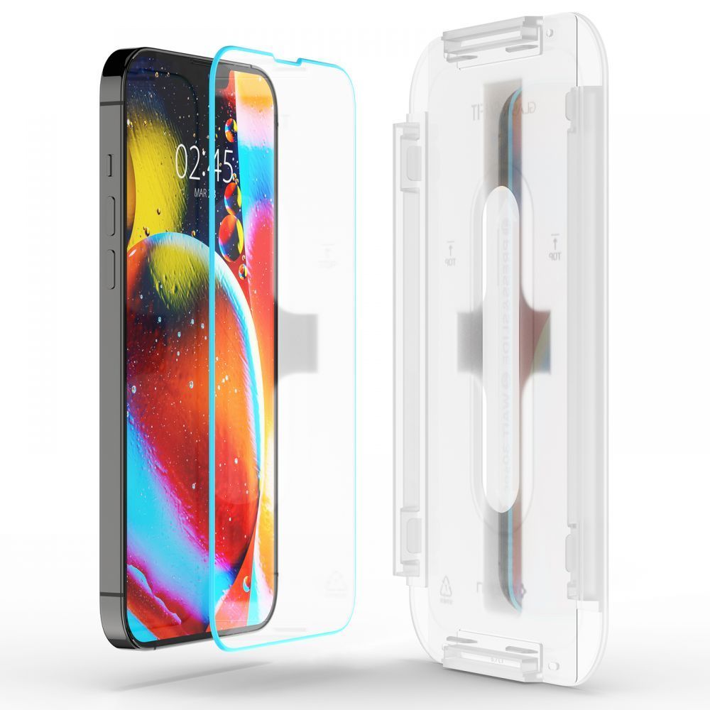 268758_oryg Spigen tempered glass GLAS.TR "EZ FIT" for iPhone 13 / 13 PRO / 14 / 16E 6,1"