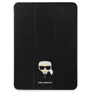 Karl Lagerfeld case for iPad 12,9" Pro 2021 KLFC12OKHK Book Cover black Saffiano Karl Head