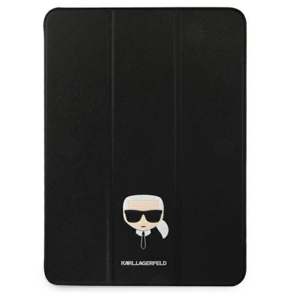 Karl Lagerfeld case for iPad 12,9" Pro 2021 KLFC12OKHK Book Cover black Saffiano Karl Head