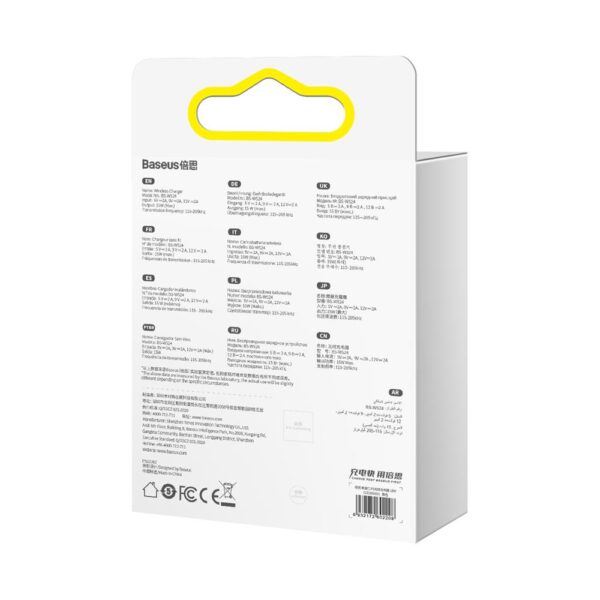 Baseus wireless charger Digital LED 2 15W black