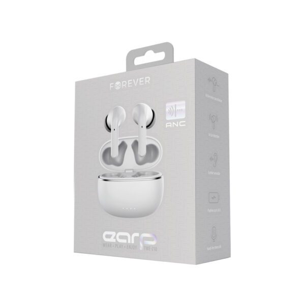 Forever Bluetooth ANC earphones TWE-210 Earp white
