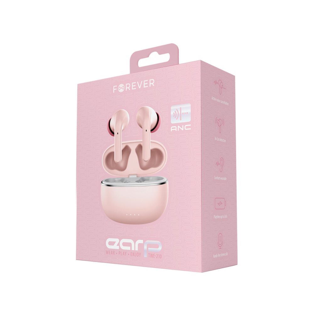 271231_oryg Forever Bluetooth ANC earphones TWE-210 Earp pink