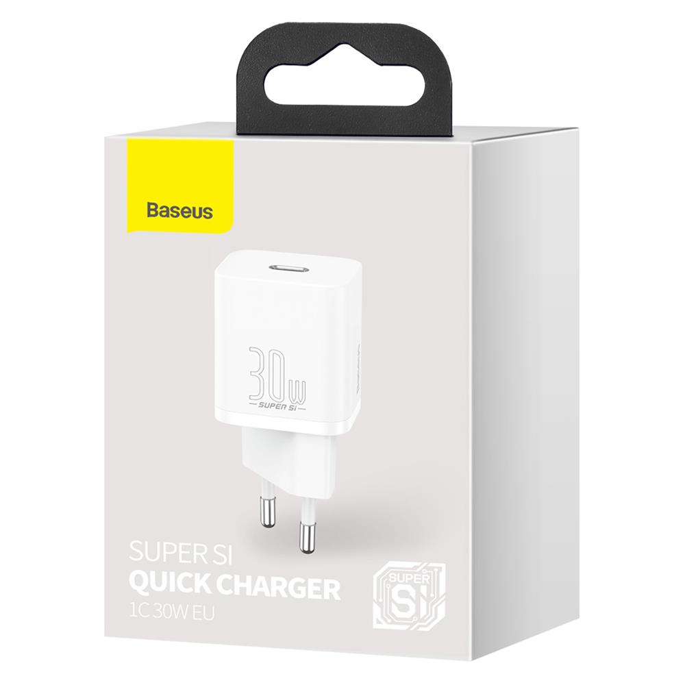 272634_oryg Baseus wall charger Super Si PD 30W 1x USB-C white