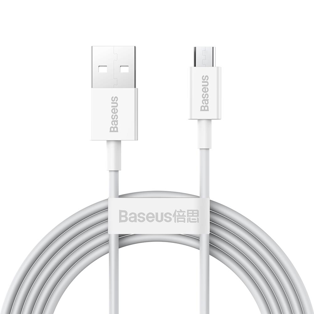 Baseus cable Superior USB - microUSB 2,0 m 2,0A white
