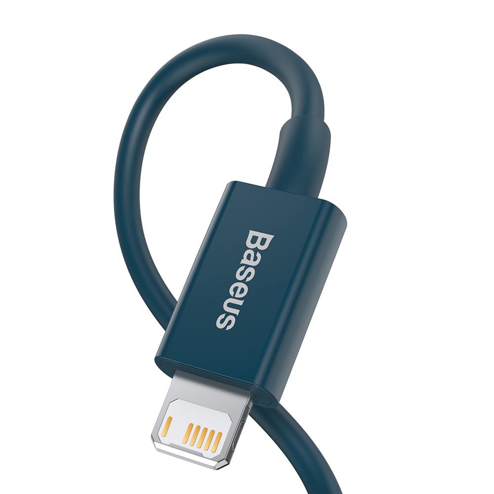 Baseus cable Superior USB - Lightning 1,0 m 2,4A blue