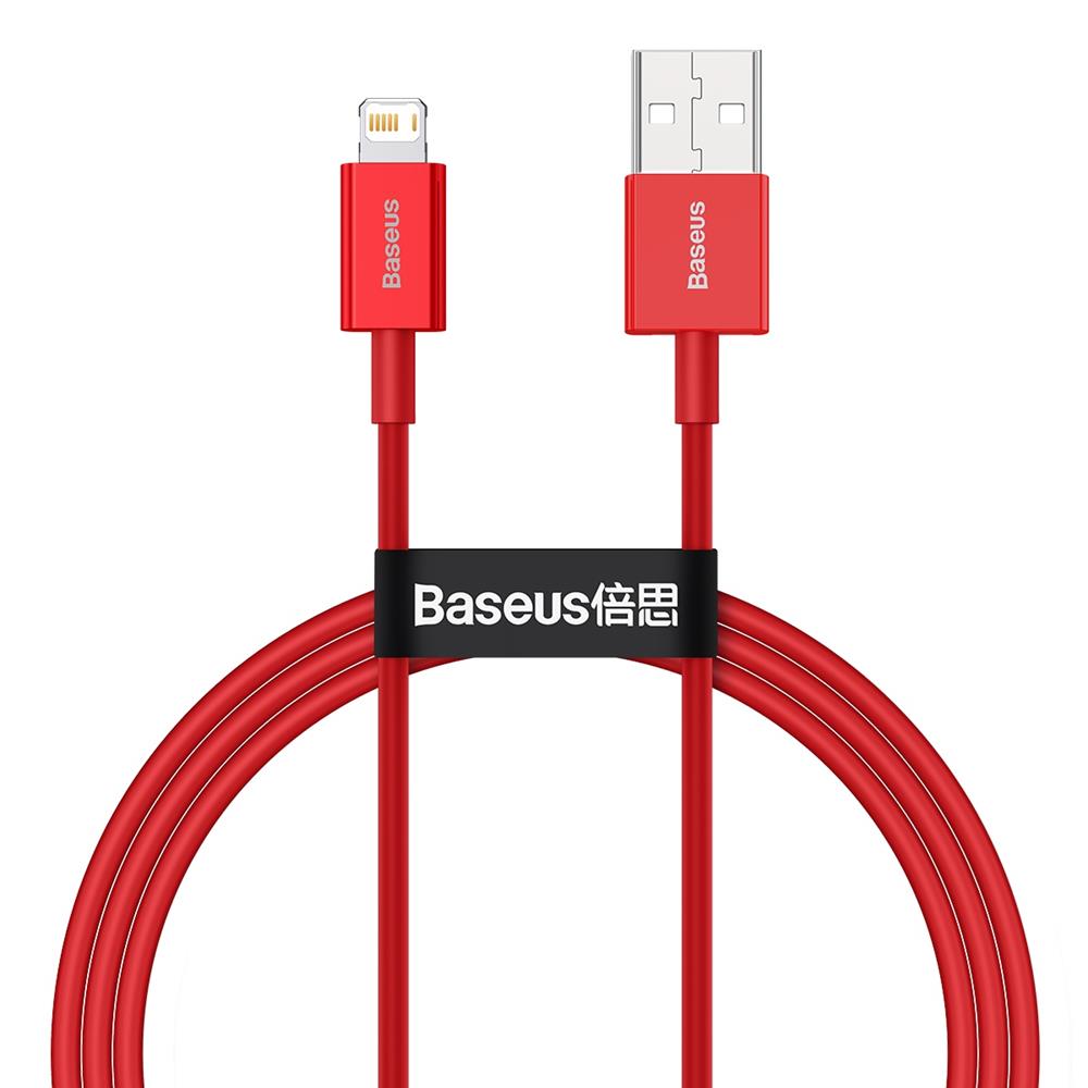 272716_oryg Baseus cable Superior USB - Lightning 1,0 m 2,4A red
