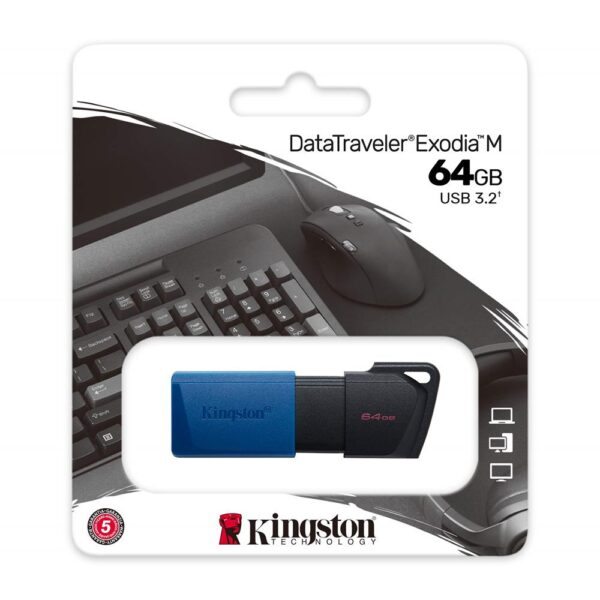 273144_oryg Kingston pendrive DataTraveler Exodia M DTXM 64GB blue
