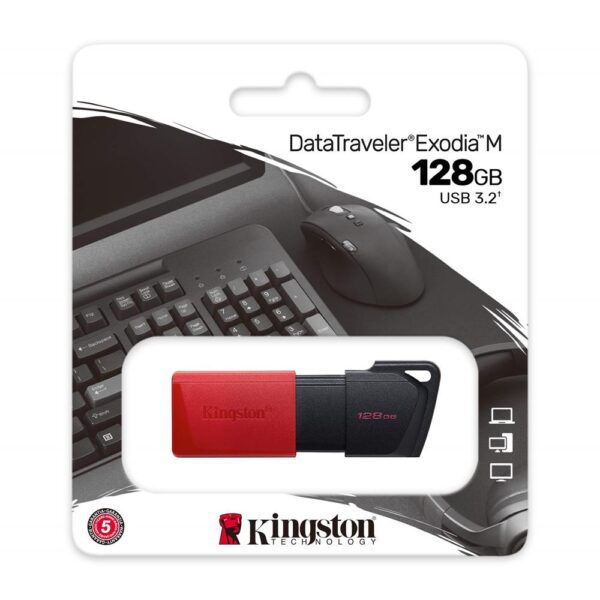 273146_oryg Kingston pendrive DataTraveler Exodia M DTXM 128GB red