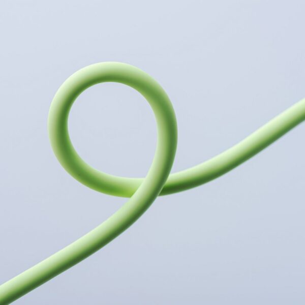 27443434e6345aa1537d4ba4a473b406 FORCELL F-ENERGY C344 cable Type C to Type C QC4.0 PD 3A 60W Silicone 1 m green