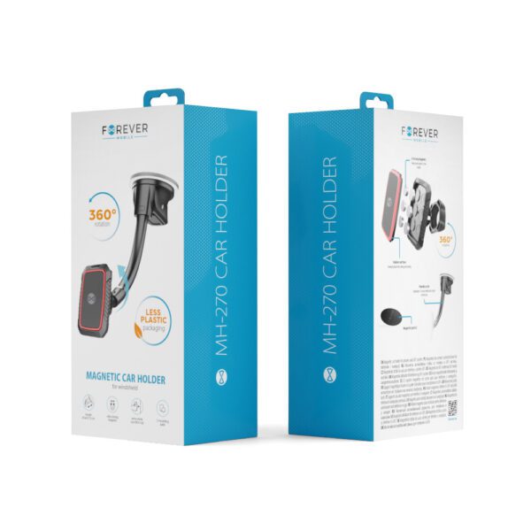 Forever car holder for windshield MH-270 magnetic black