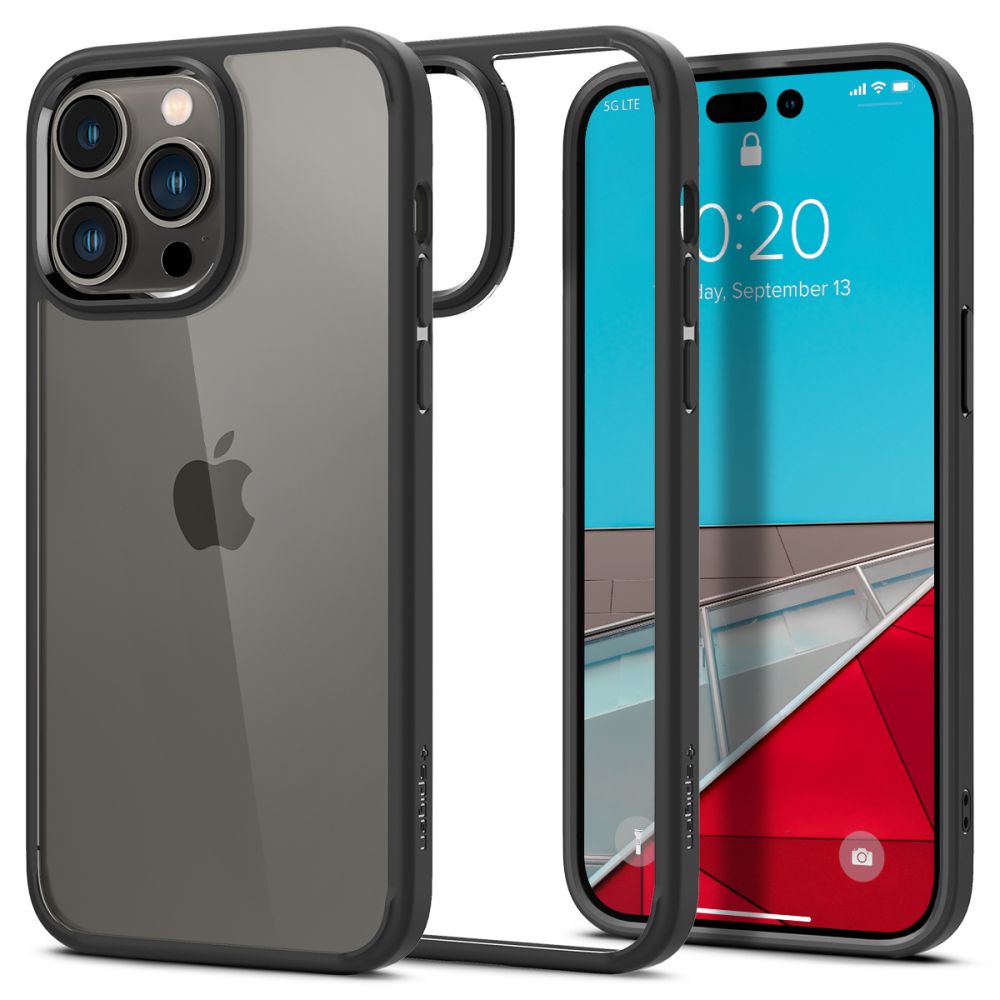 279437_oryg Spigen Ultra Hybrid case for iPhone 14 Pro matte black 6,1"