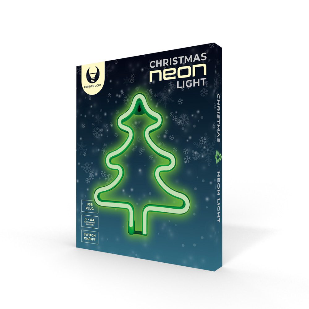 282773_oryg Neon LED CHRISTMAS TREE green FLNE16 Forever Light