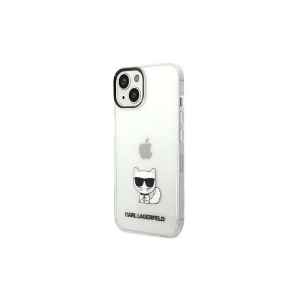 Karl Lagerfeld case for iPhone 14 Plus 6,7" KLHCP14MCTTR transparent hardcase Choupette Body