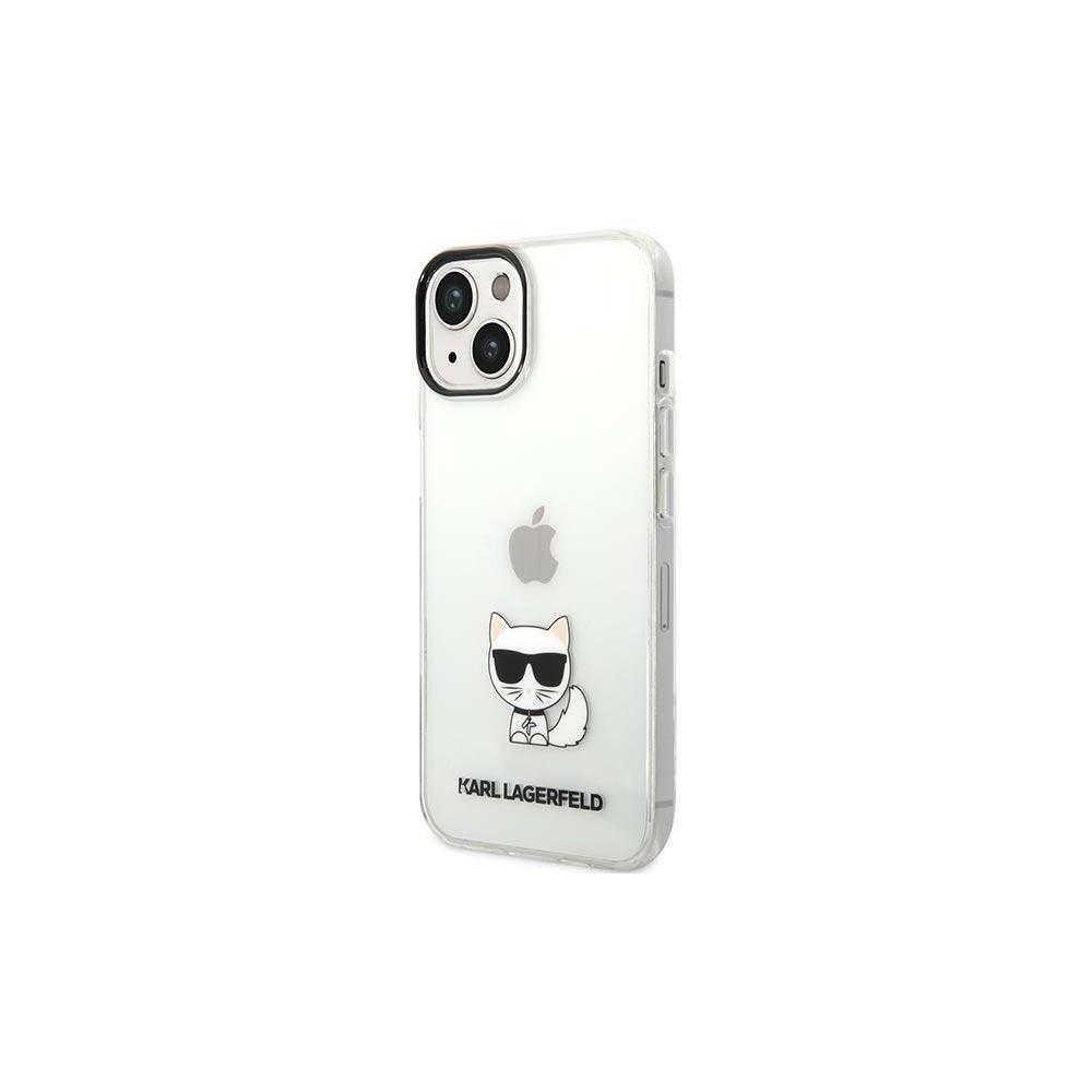 Karl Lagerfeld case for iPhone 14 Plus 6,7" KLHCP14MCTTR transparent hardcase Choupette Body