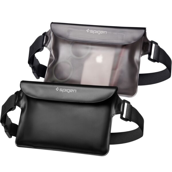 285967_oryg Spigen A620 Universal Waterproof Waist Bag 2-Pack black