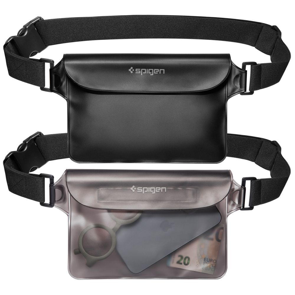 285968_oryg Spigen A620 Universal Waterproof Waist Bag 2-Pack black