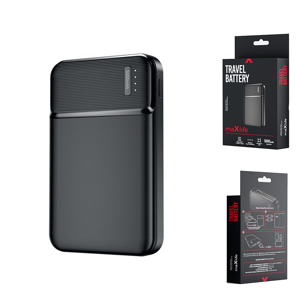 289316_oryg Maxlife power bank MXPB-01 5000 mAh black
