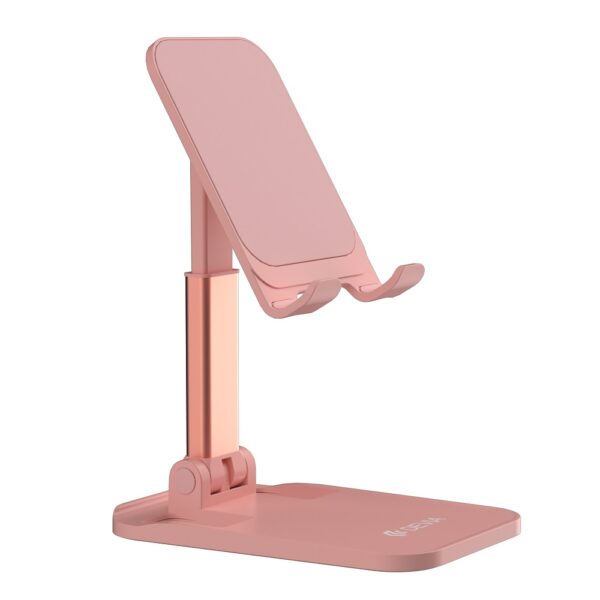 Devia adjustable folding holder stand EL161 for phone tablet pink
