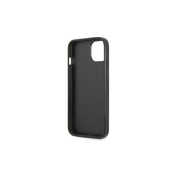 290100_oryg Guess case for iPhone 13 Pro / 13 6,1" GUHCP13LP4TPK black hardcase 4G Triangle Logo Cardslot