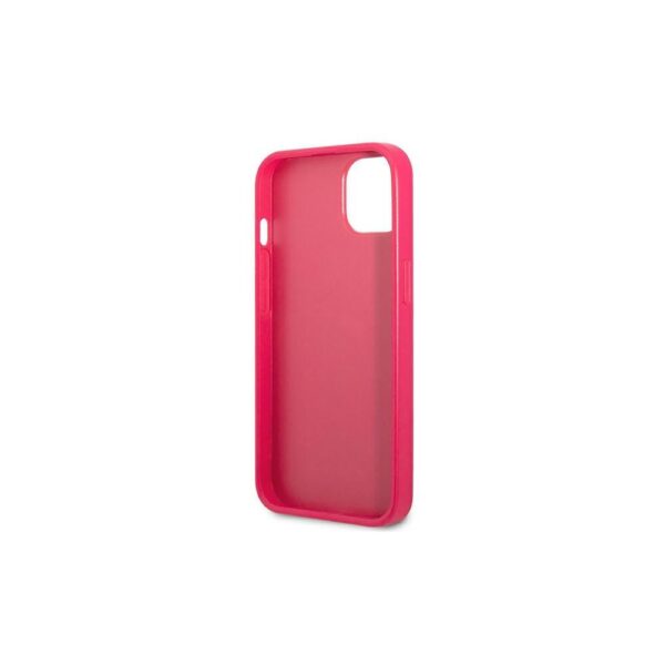 290116_oryg Guess case for iPhone 13 Pro / 13 6,1" GUHCP13LPS4MF pink hardcase Saffiano 4G Small Metal Logo
